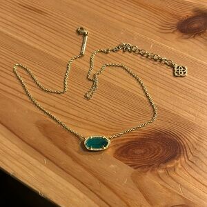 Kendra Scott Elisa Necklace in Emerald